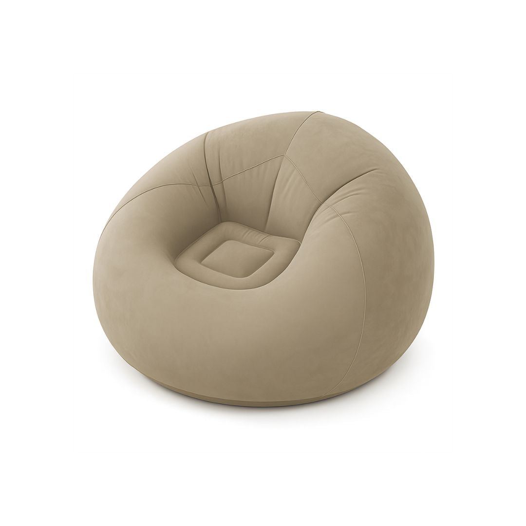 Inflatable Sofa Chair – Portable Air Lounger with Foot Pump