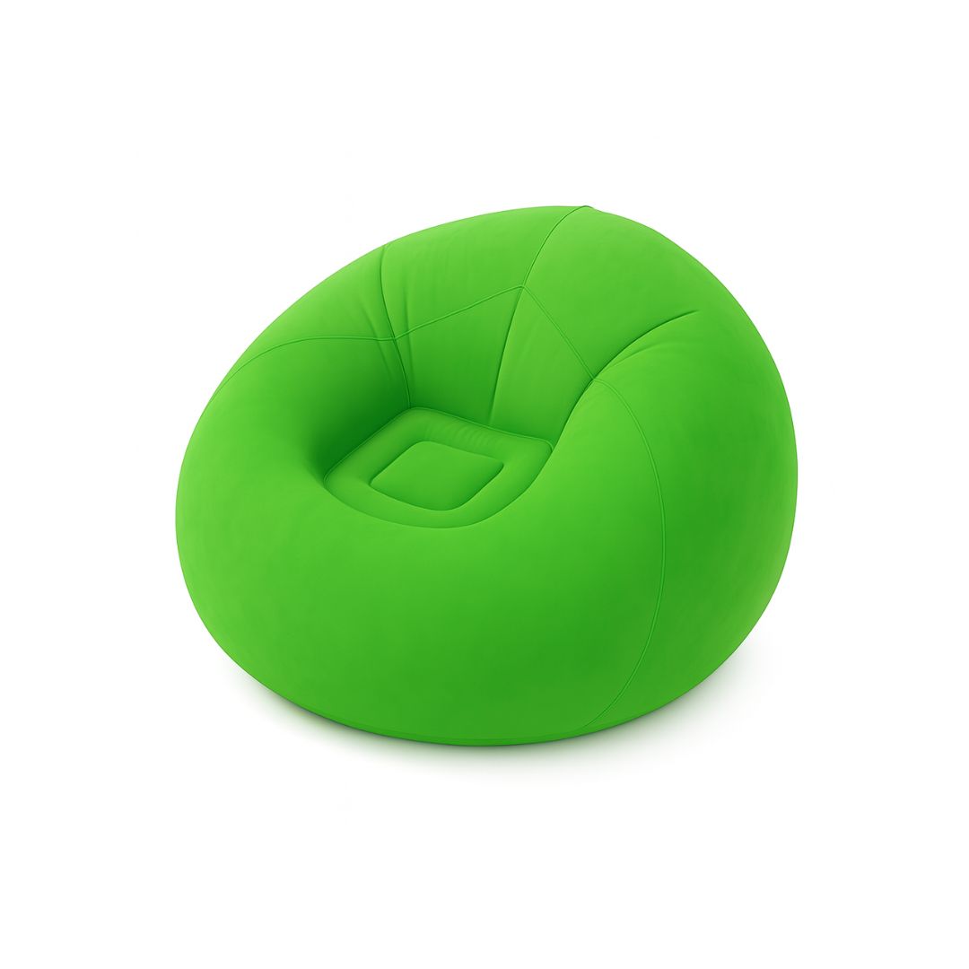 Inflatable Sofa Chair – Portable Air Lounger with Foot Pump